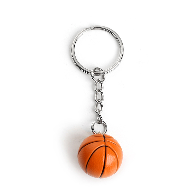 Basketball Arcade Game - バスケットボールキーホルダー装飾品ビジネスサッカーギフトバレーボールサッカービーチボールキーチェーンチェーンリングスポーツ K6072