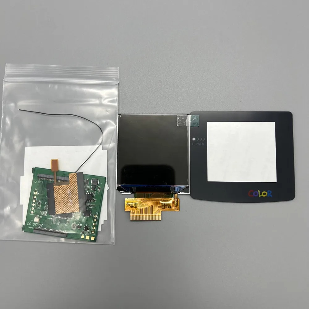 Lcd Screen Arcade - オリジナルサイズの新しい2.45インチGBC IPS高輝度LCDスクリーン（ニンテンドーゲームボーイカラーGBC用）。 殻を切る必要はありません