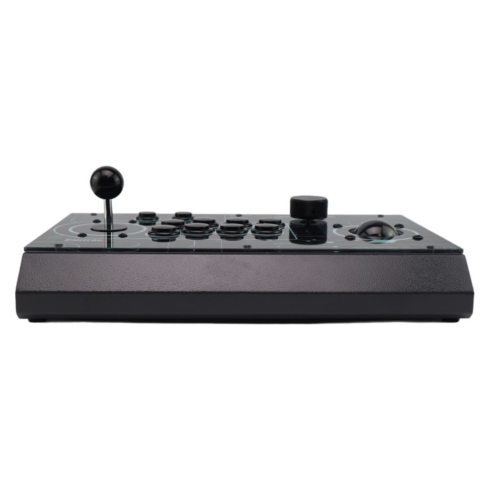 Trackball Controller Arcade - FightBox R10-PRO アーケード対戦用ジョイスティック、トラックボールとスピナー付き、PC/PS3/SWITCH対応レトロゲームコントローラー