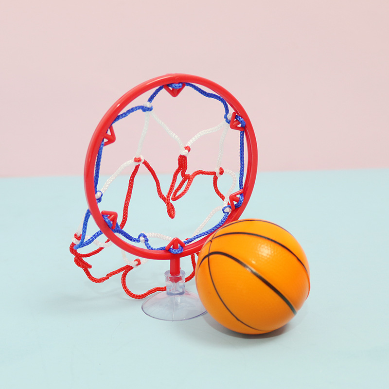 Basketball Arcade Game - 子供用室内ミニバスケットボールフープセット、吸盤付き壁掛け、家庭用スポーツゲーム、子供用エクササイズ、楽しいバスケットボールフープキット