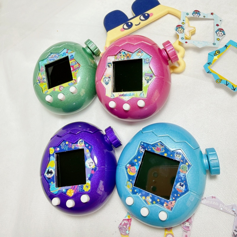 Arcade No - たまごっちパラダイス仮想ペットゲームコンソール用交換シェル、真珠光沢のある塗装面、滑らかな質感、インストールツール付き