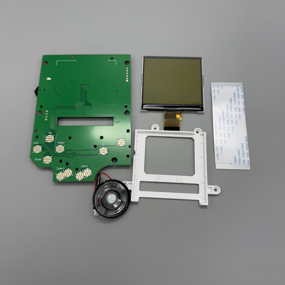 Lcd Screen Arcade - ゲームボーイ用グレースケールLCDスクリーン,2.5インチ,取り付けが簡単,シェルを切る必要はありません