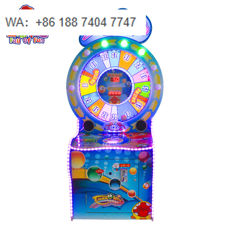 Ticket Redemption Machine - コイン式チケット交換ゲーム機販売中 宝くじアミューズメント ラッキーターンテーブル