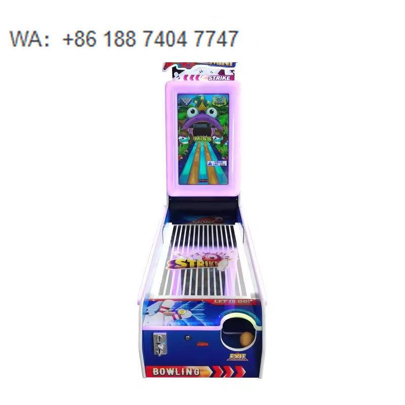 Ticket Redemption Machine - 子供向けコイン式ゲーム機 ミニボーリング キッズマシン チケット交換式 室内ボーリングゲーム機