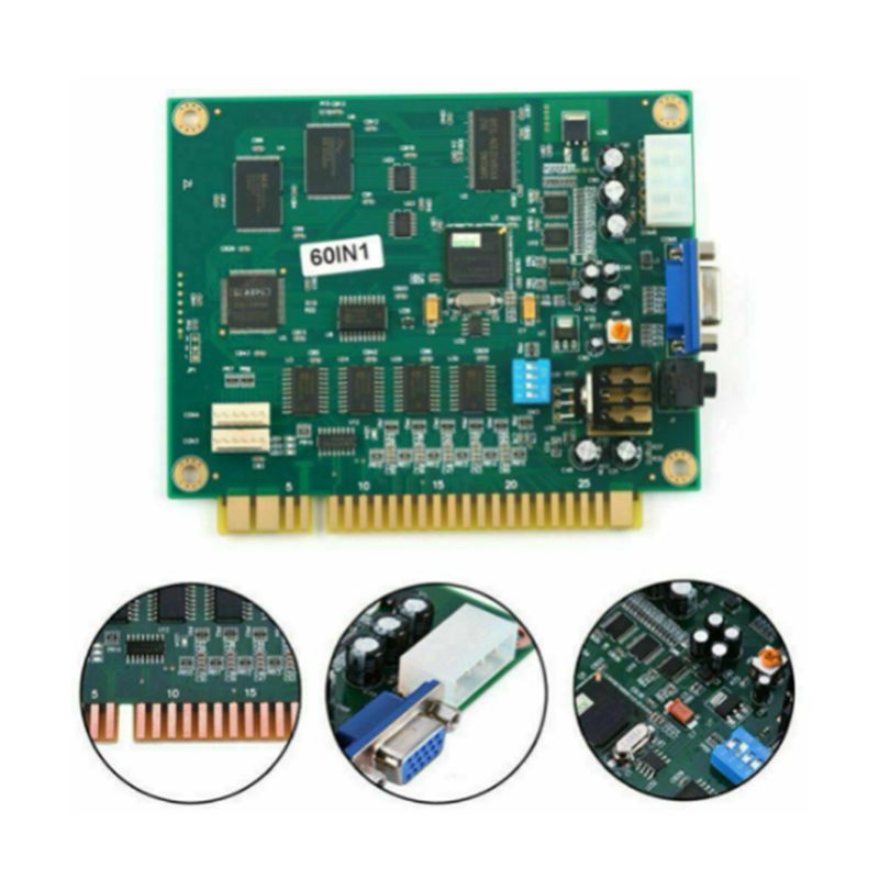 X64A-4X 60 in 1 マルチゲーム PCB ボード - Usb Game Board Jamma のレビューと価格
