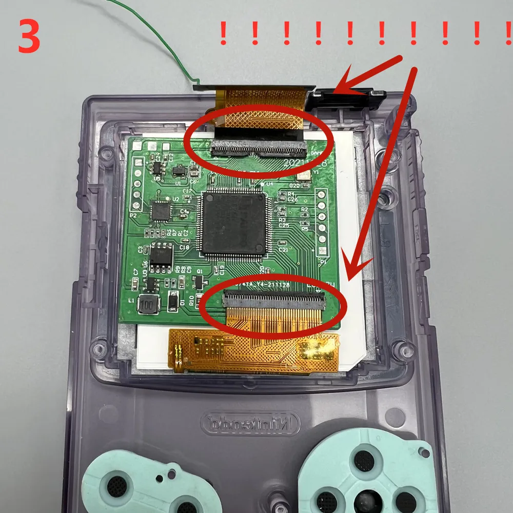 オリジナルサイズの新しい2.45インチGBC IPS高輝度L - Lcd Screen Arcade のレビューと価格