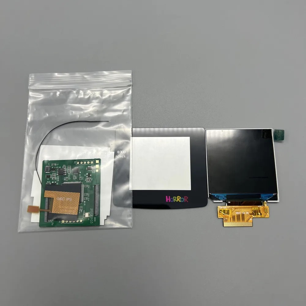オリジナルサイズの新しい2.45インチGBC IPS高輝度L - Lcd Screen Arcade のレビューと価格