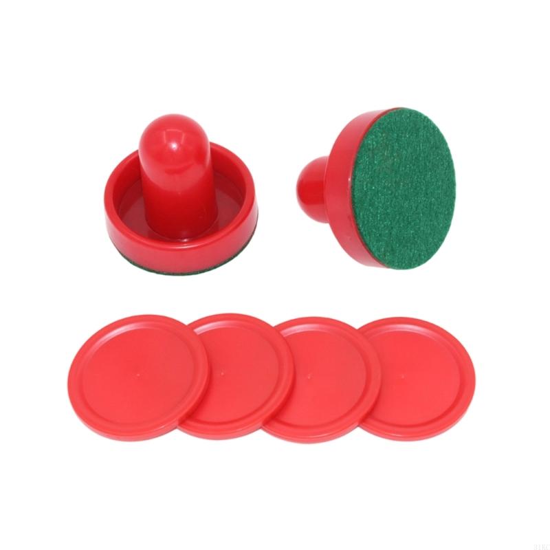 テーブルホッケープッシャーセットエアホッケーパドルとパックの - Air Hockey Table のレビューと価格
