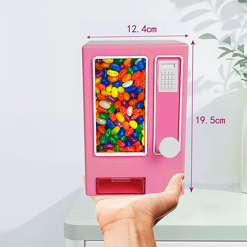 キャンディディスペンサーかわいい自動販売機デスクトップ用手動 - Candy Vending Machine のレビューと価格