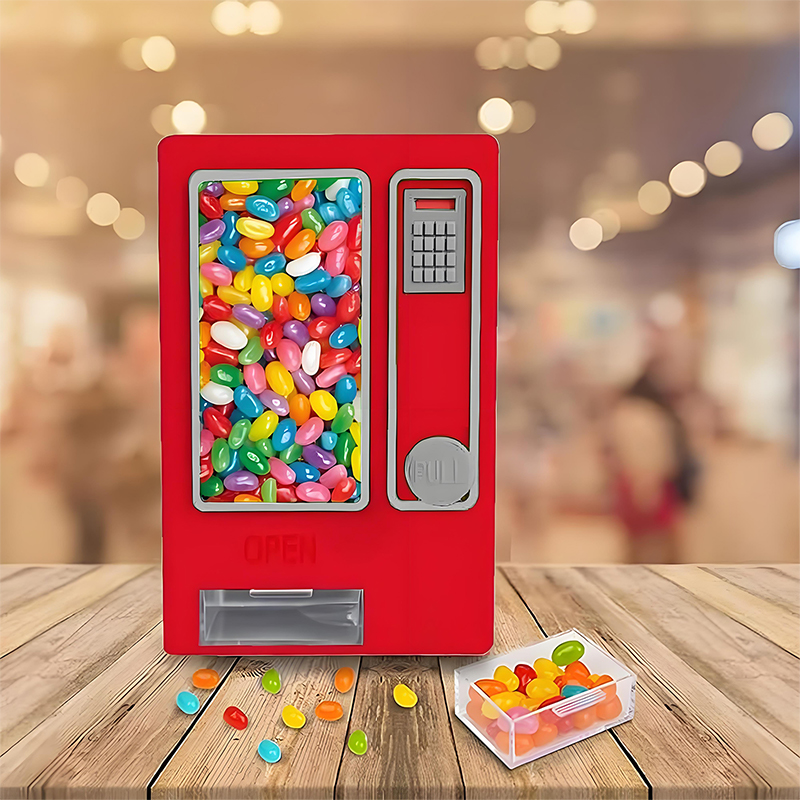 キャンディディスペンサーかわいい自動販売機デスクトップ用手動 - Candy Vending Machine のレビューと価格