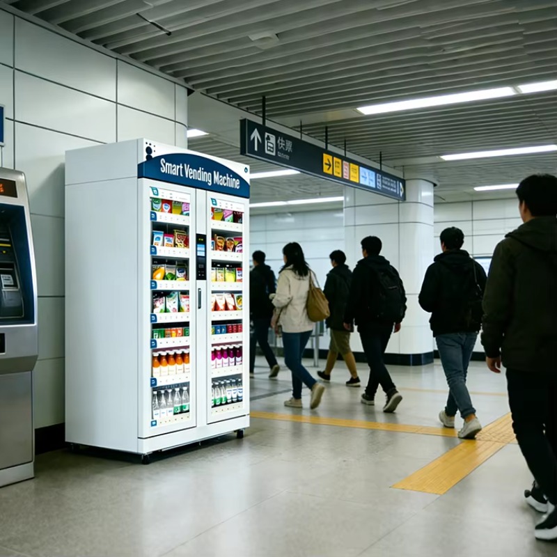 AIスマート冷蔵庫 EU/USキャッシュレス大容量重力検知式 - Open Vending Machine のレビューと価格