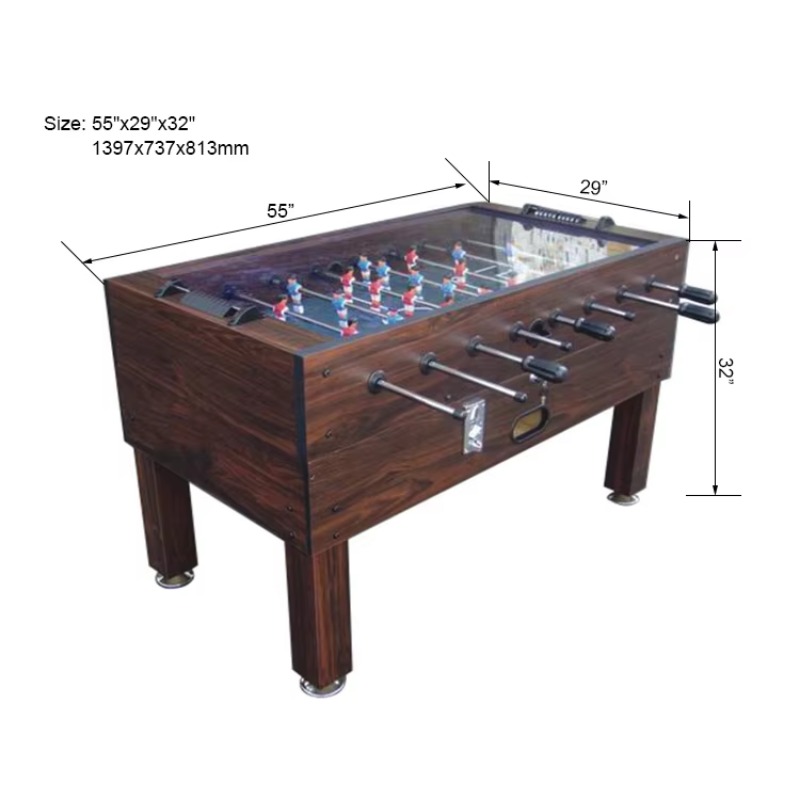 5フィート業務用コイン式フーズボールテーブル、頑丈なMDFフ - Foosball Table Commercial のレビューと価格