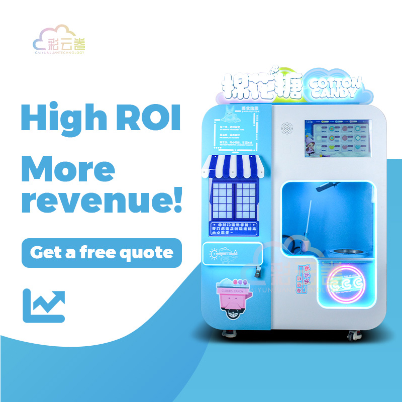 コットンキャンディ自動販売機 6色展開 SDK機能付き - Candy Vending Machine のレビューと価格