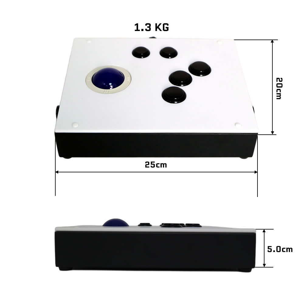 FightBox R6 USB Sanwa ボタンアーケード - Trackball Controller Arcade のレビューと価格